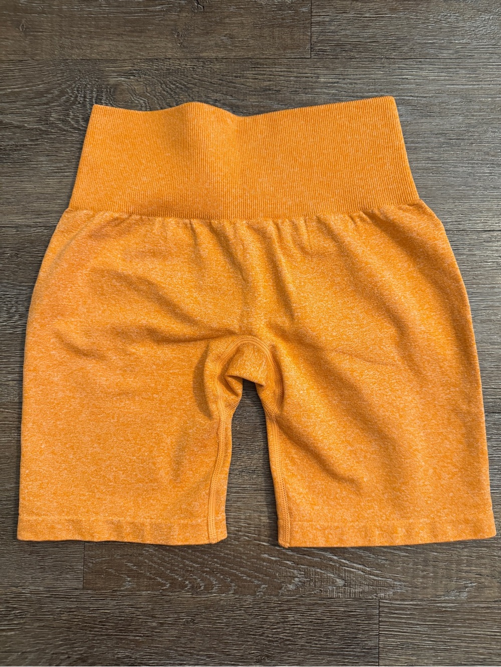 NVGTN Orange Athletic High-Waist Biker Shorts